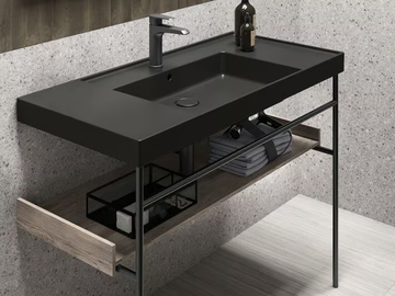 VERA - Console ceramic washbasin by Gruppo Geromin - view 2